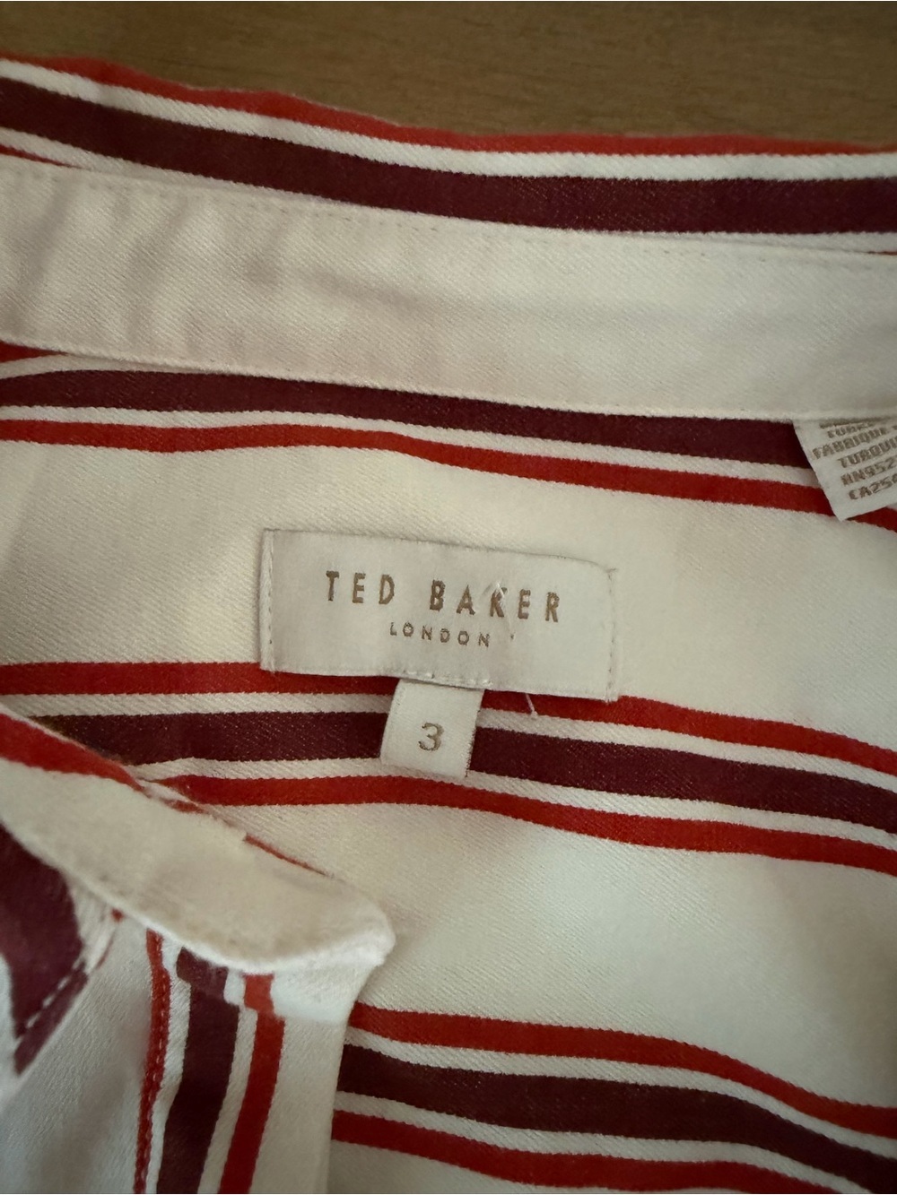 Ted Baker Womens Kaate Midi Shirtdress With Waist Tie Nude 3-Size 8 - Picture 8 of 11